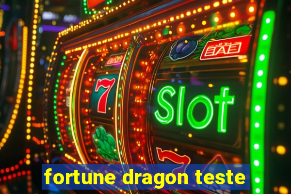 fortune dragon teste