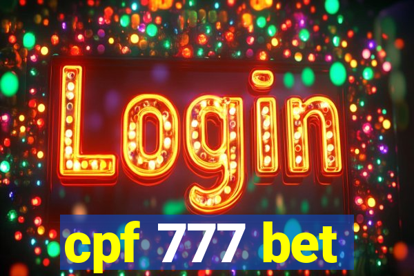 cpf 777 bet