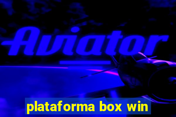 plataforma box win