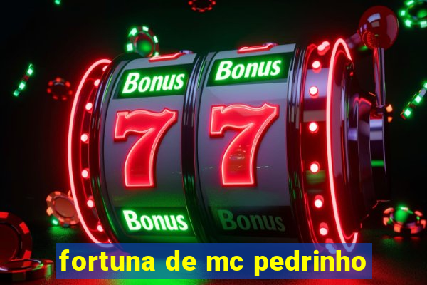 fortuna de mc pedrinho