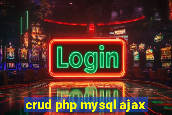 crud php mysql ajax