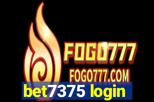 bet7375 login