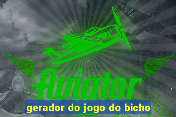 gerador do jogo do bicho