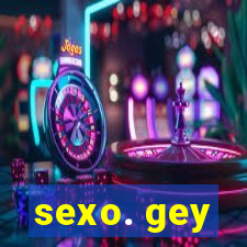 sexo. gey