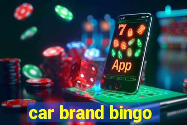 car brand bingo