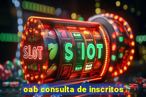 oab consulta de inscritos