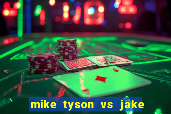 mike tyson vs jake paul assistir online