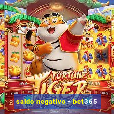 saldo negativo - bet365