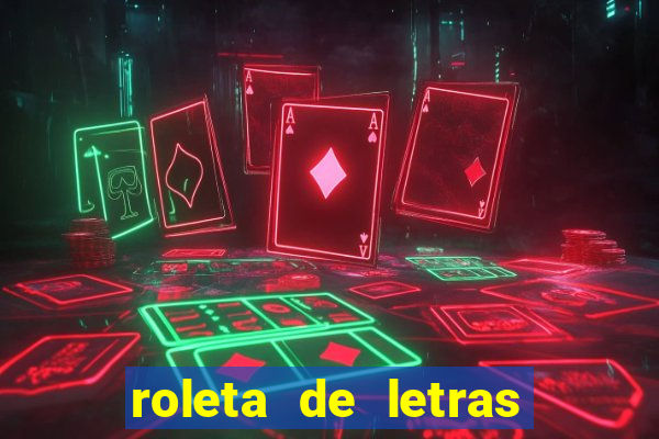 roleta de letras stop online