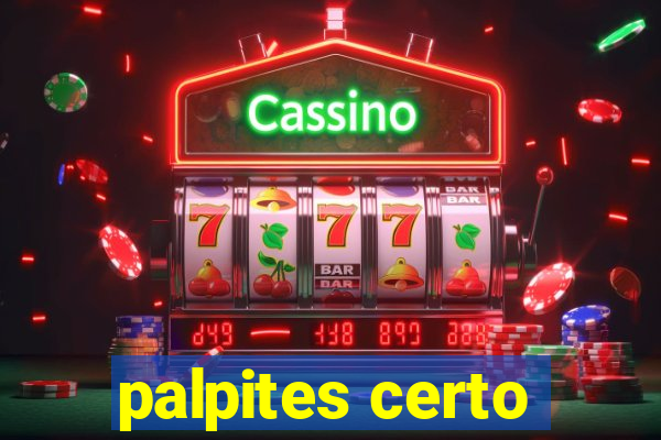 palpites certo