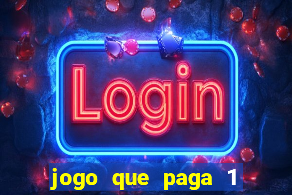 jogo que paga 1 real no pix