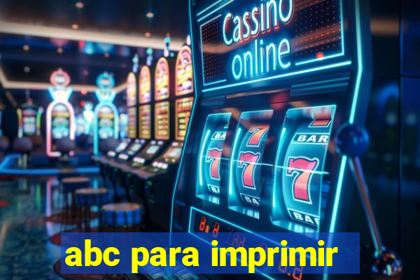 abc para imprimir