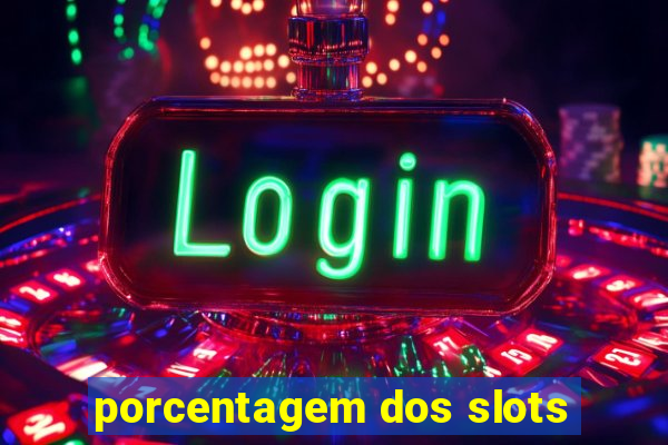 porcentagem dos slots