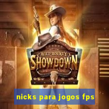 nicks para jogos fps