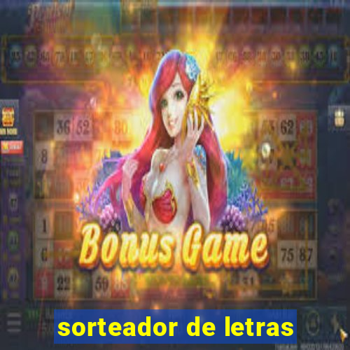 sorteador de letras