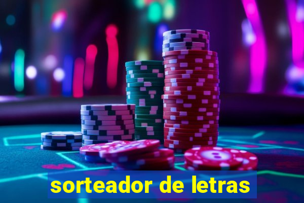 sorteador de letras