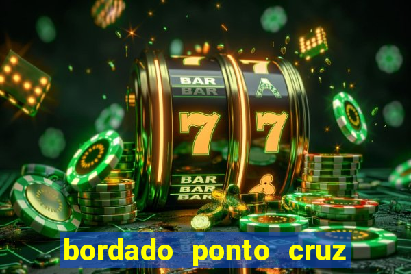 bordado ponto cruz do corinthians