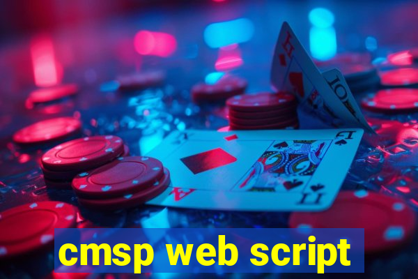 cmsp web script