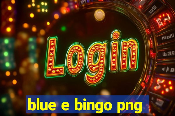 blue e bingo png