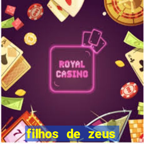 filhos de zeus mitologia grega