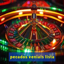 pecados veniais lista