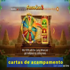 cartas de acampamento