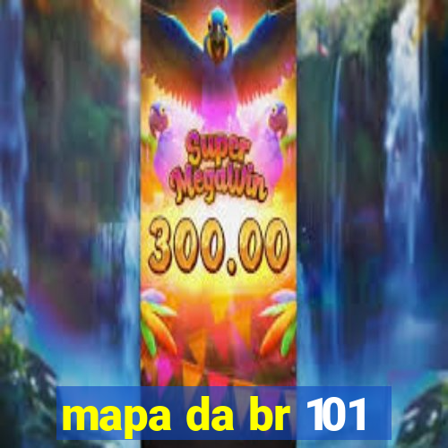 mapa da br 101