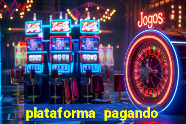 plataforma pagando bonus no cadastro