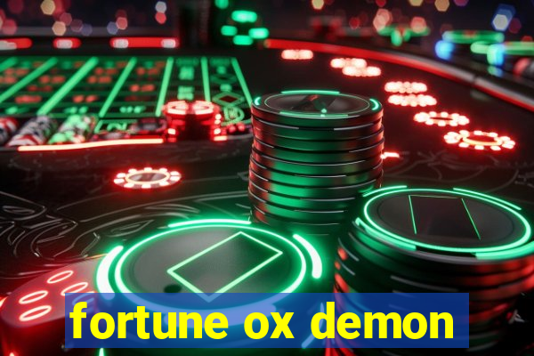 fortune ox demon