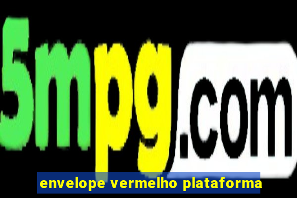 envelope vermelho plataforma