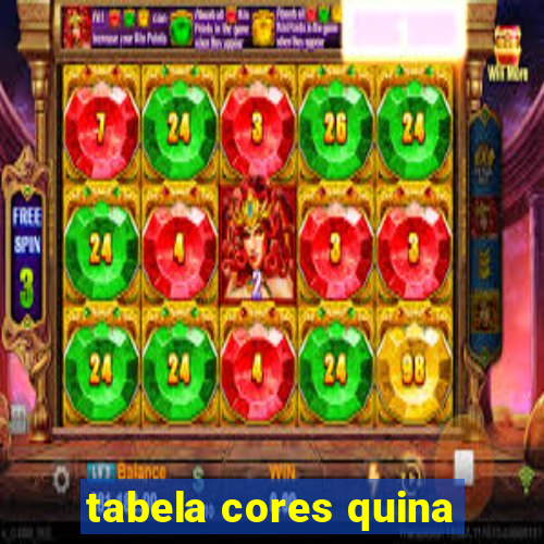 tabela cores quina