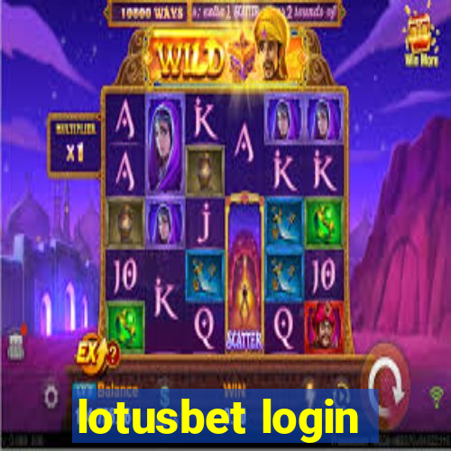 lotusbet login