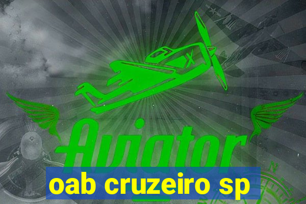 oab cruzeiro sp