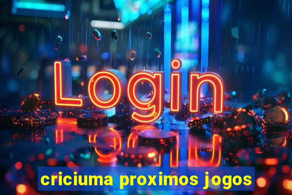 criciuma proximos jogos