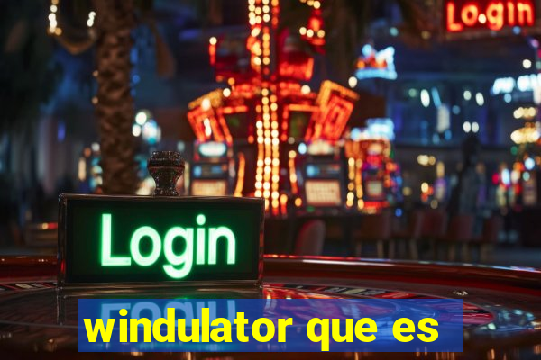 windulator que es