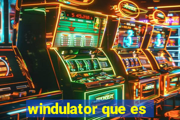 windulator que es