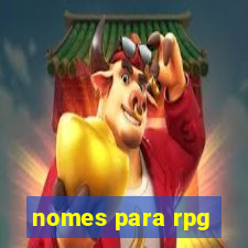 nomes para rpg