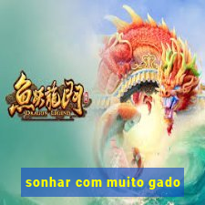 sonhar com muito gado