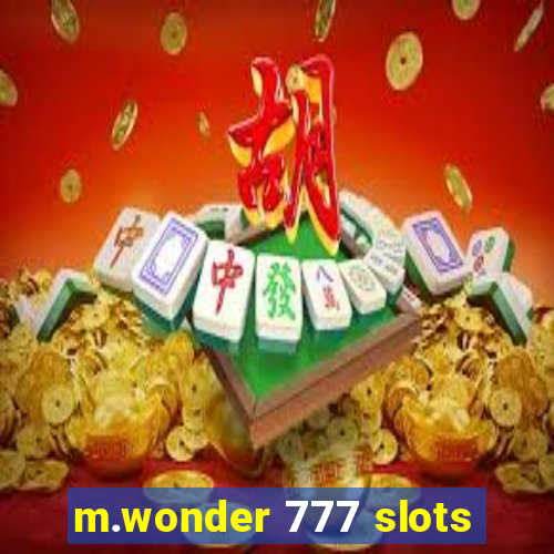 m.wonder 777 slots