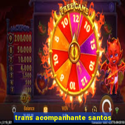 trans acompanhante santos