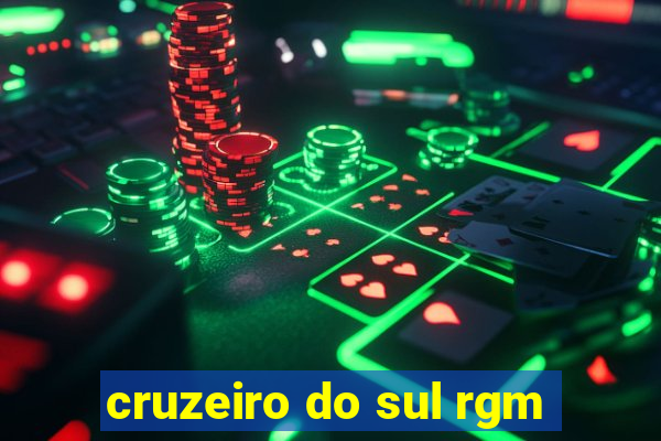 cruzeiro do sul rgm