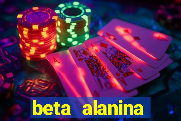 beta alanina aumenta a pressao