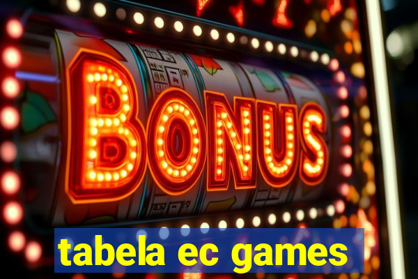 tabela ec games