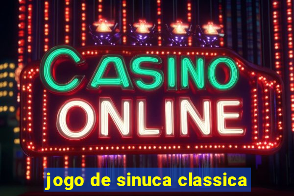 jogo de sinuca classica