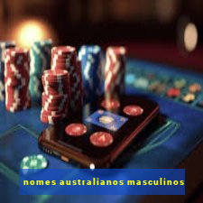 nomes australianos masculinos