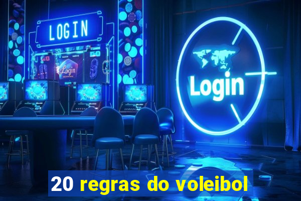 20 regras do voleibol