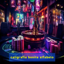 caligrafia bonita alfabeto