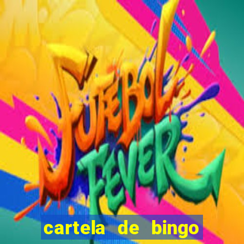 cartela de bingo cha de bebe