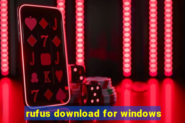 rufus download for windows