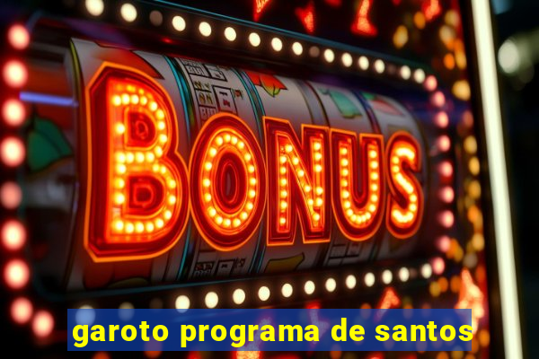 garoto programa de santos